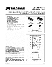 DataSheet M74HC266 pdf